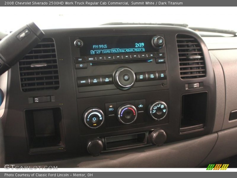 Summit White / Dark Titanium 2008 Chevrolet Silverado 2500HD Work Truck Regular Cab Commercial