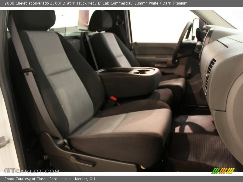 Summit White / Dark Titanium 2008 Chevrolet Silverado 2500HD Work Truck Regular Cab Commercial