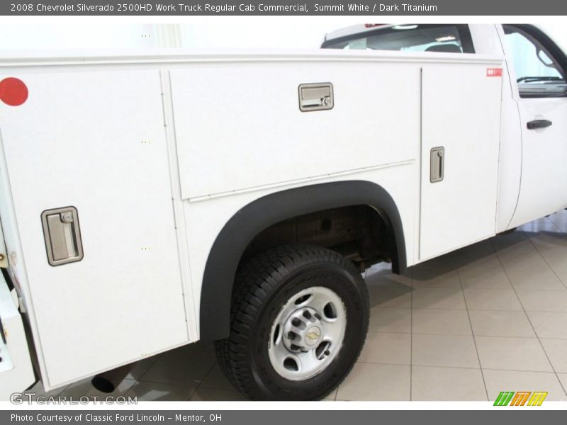 Summit White / Dark Titanium 2008 Chevrolet Silverado 2500HD Work Truck Regular Cab Commercial