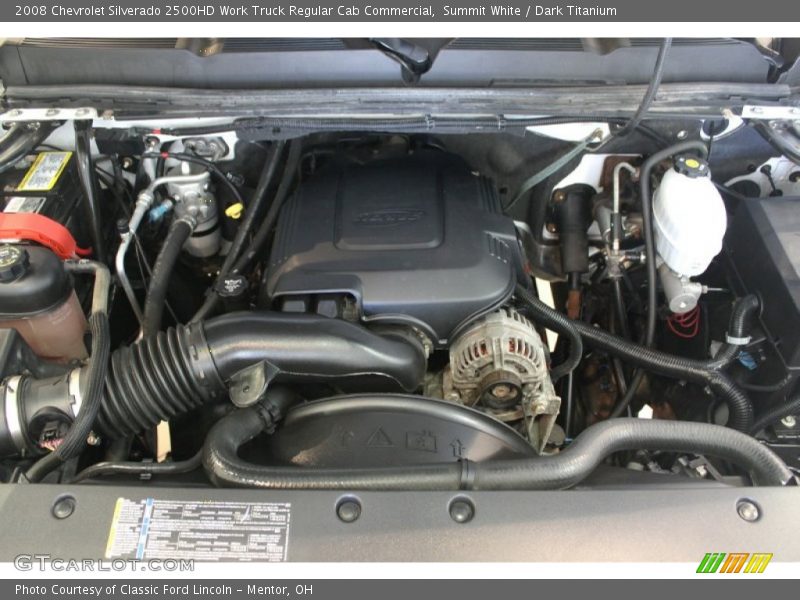 Summit White / Dark Titanium 2008 Chevrolet Silverado 2500HD Work Truck Regular Cab Commercial