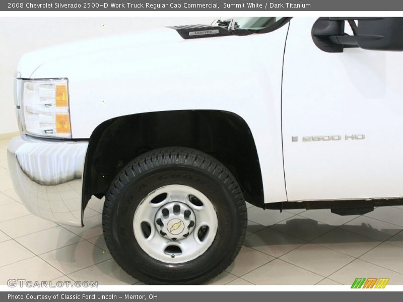 Summit White / Dark Titanium 2008 Chevrolet Silverado 2500HD Work Truck Regular Cab Commercial