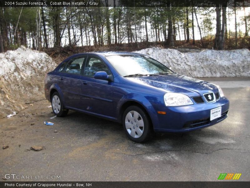 Cobalt Blue Metallic / Gray 2004 Suzuki Forenza S