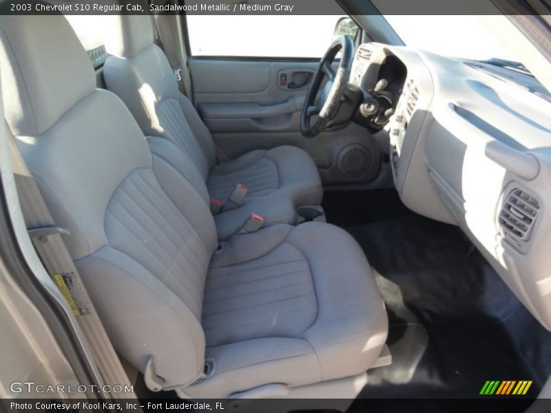 Sandalwood Metallic / Medium Gray 2003 Chevrolet S10 Regular Cab