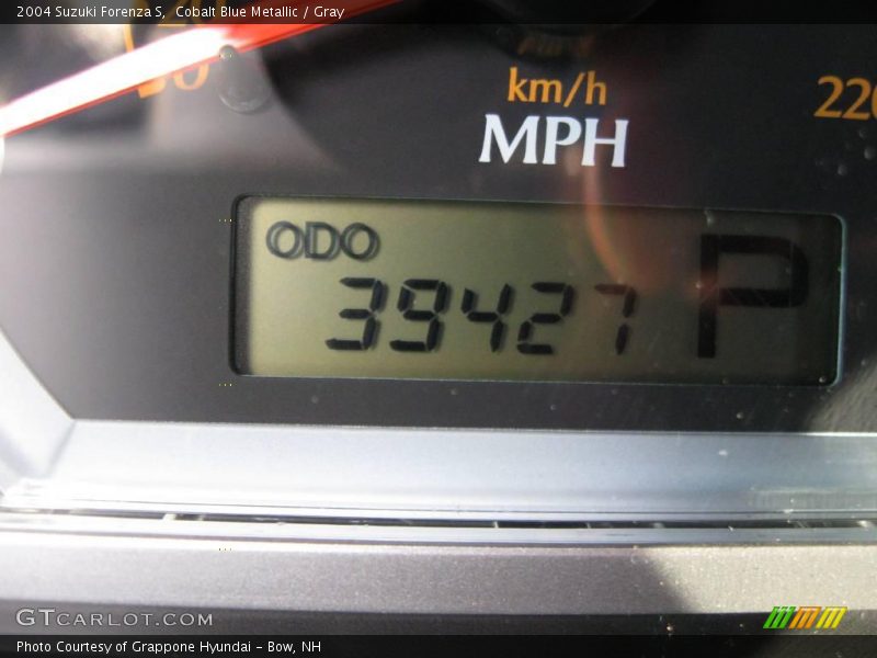 Cobalt Blue Metallic / Gray 2004 Suzuki Forenza S