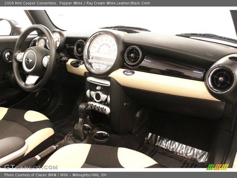 Dashboard of 2009 Cooper Convertible