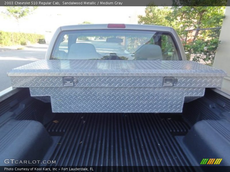 Sandalwood Metallic / Medium Gray 2003 Chevrolet S10 Regular Cab