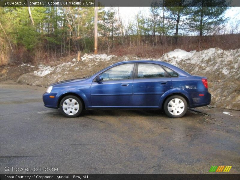 Cobalt Blue Metallic / Gray 2004 Suzuki Forenza S