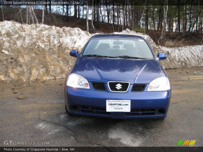 Cobalt Blue Metallic / Gray 2004 Suzuki Forenza S