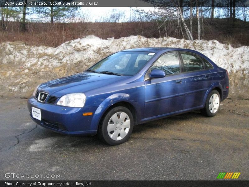Cobalt Blue Metallic / Gray 2004 Suzuki Forenza S