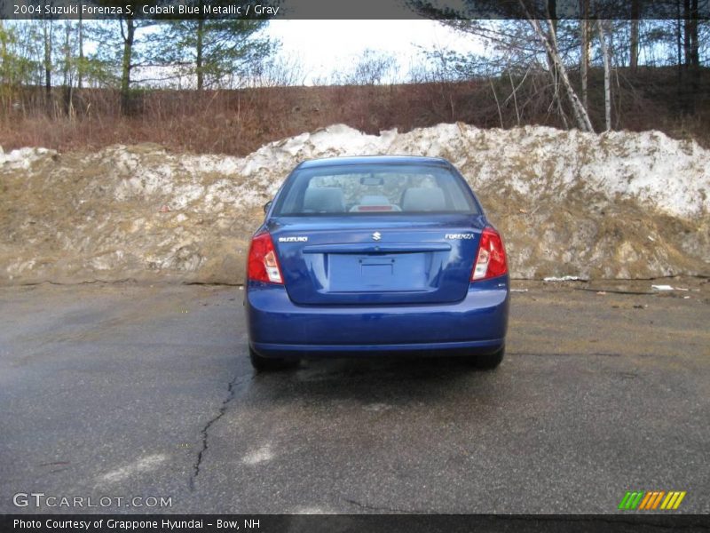 Cobalt Blue Metallic / Gray 2004 Suzuki Forenza S