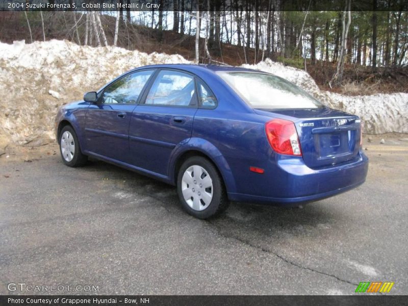 Cobalt Blue Metallic / Gray 2004 Suzuki Forenza S