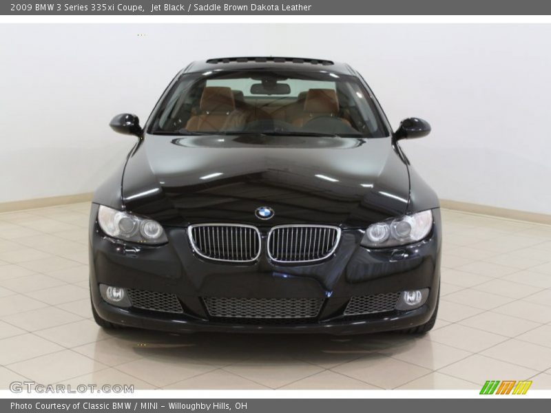 Jet Black / Saddle Brown Dakota Leather 2009 BMW 3 Series 335xi Coupe