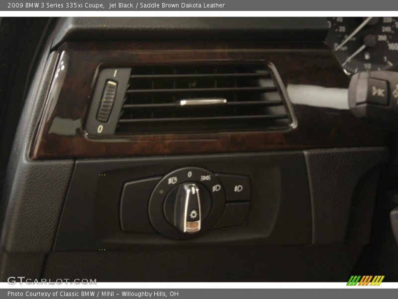 Jet Black / Saddle Brown Dakota Leather 2009 BMW 3 Series 335xi Coupe