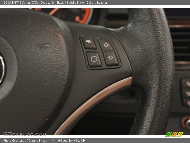 Jet Black / Saddle Brown Dakota Leather 2009 BMW 3 Series 335xi Coupe