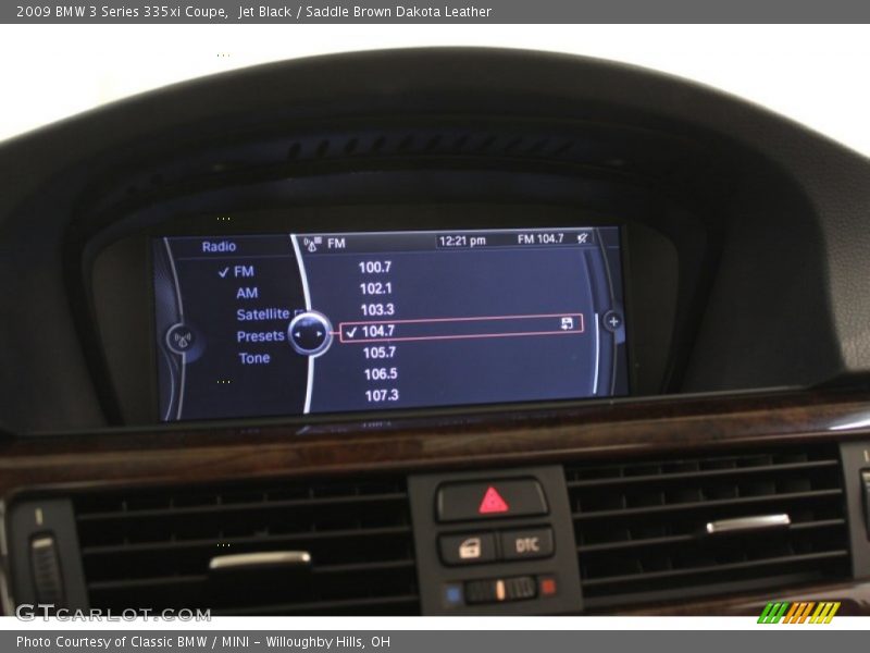 Jet Black / Saddle Brown Dakota Leather 2009 BMW 3 Series 335xi Coupe