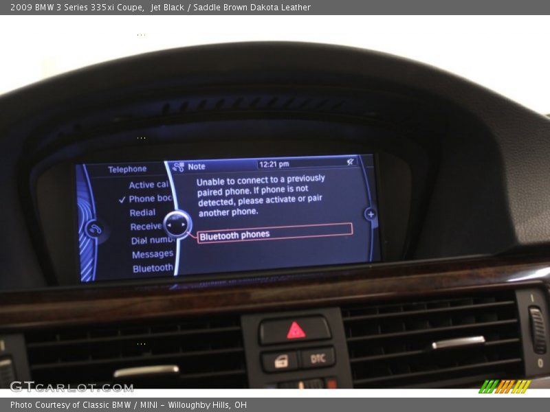 Jet Black / Saddle Brown Dakota Leather 2009 BMW 3 Series 335xi Coupe