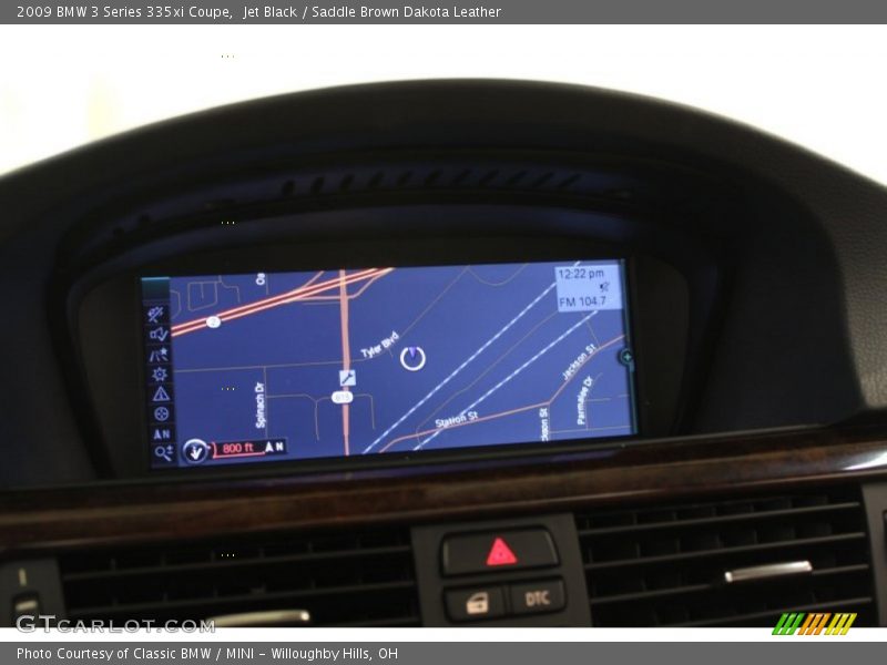 Jet Black / Saddle Brown Dakota Leather 2009 BMW 3 Series 335xi Coupe