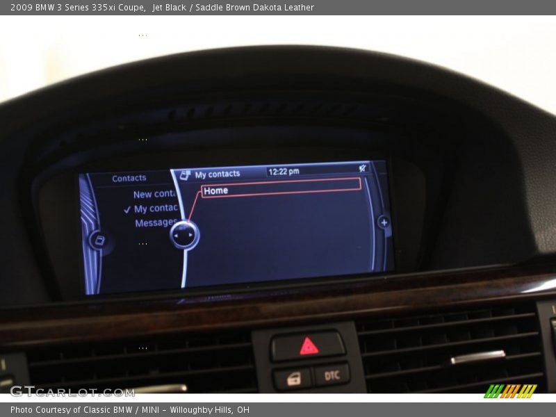 Jet Black / Saddle Brown Dakota Leather 2009 BMW 3 Series 335xi Coupe
