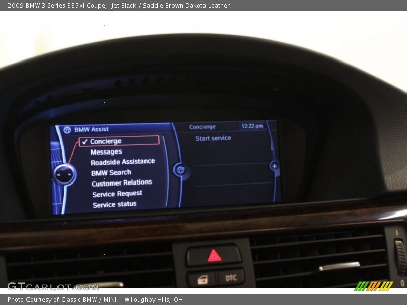 Jet Black / Saddle Brown Dakota Leather 2009 BMW 3 Series 335xi Coupe