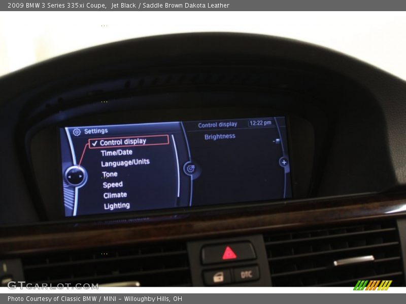 Jet Black / Saddle Brown Dakota Leather 2009 BMW 3 Series 335xi Coupe