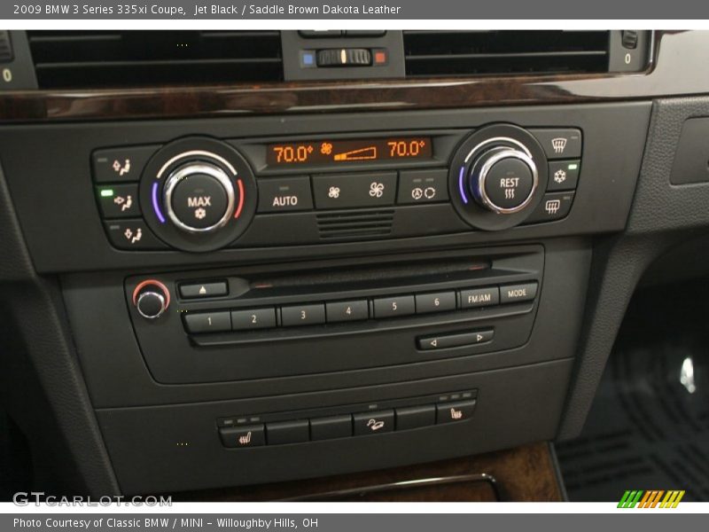 Jet Black / Saddle Brown Dakota Leather 2009 BMW 3 Series 335xi Coupe