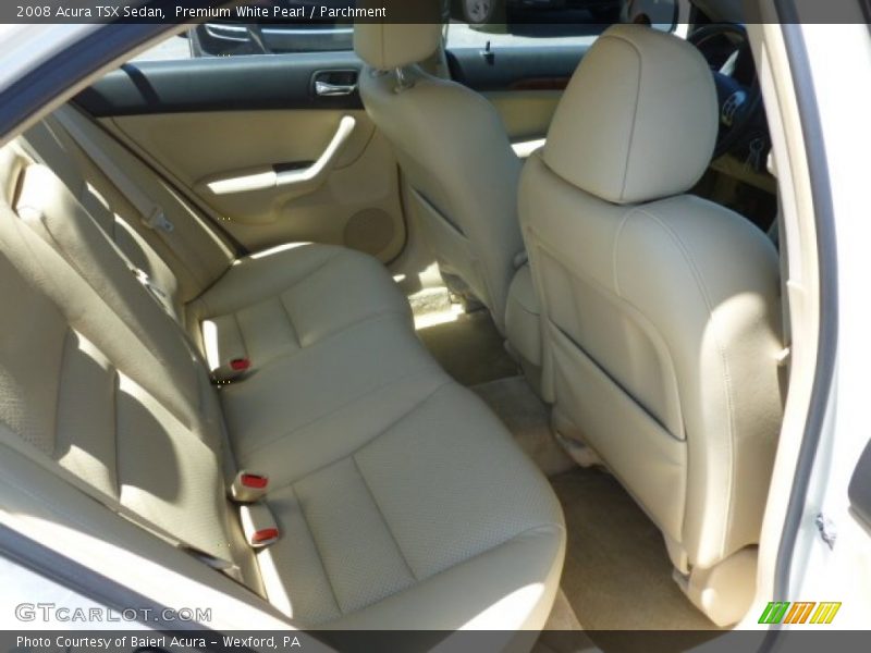 Premium White Pearl / Parchment 2008 Acura TSX Sedan