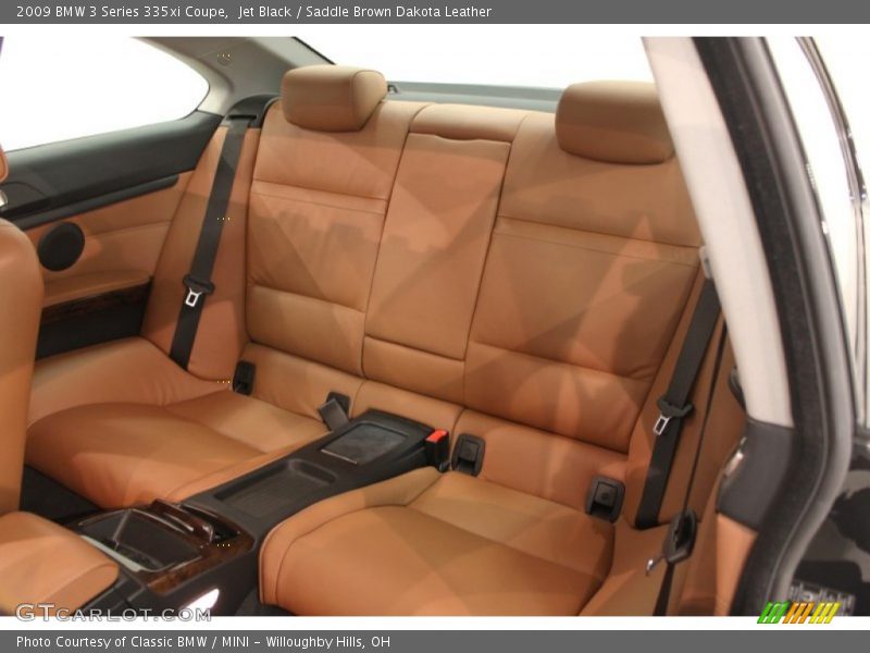 Jet Black / Saddle Brown Dakota Leather 2009 BMW 3 Series 335xi Coupe