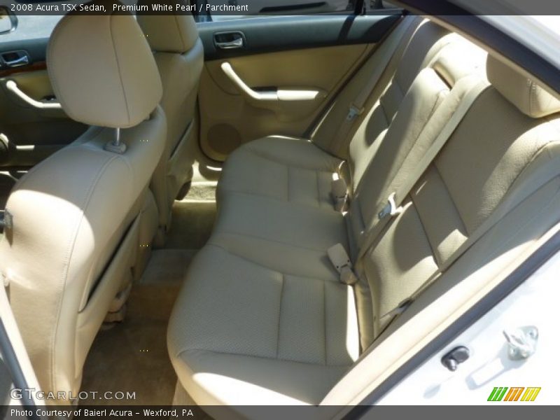 Premium White Pearl / Parchment 2008 Acura TSX Sedan