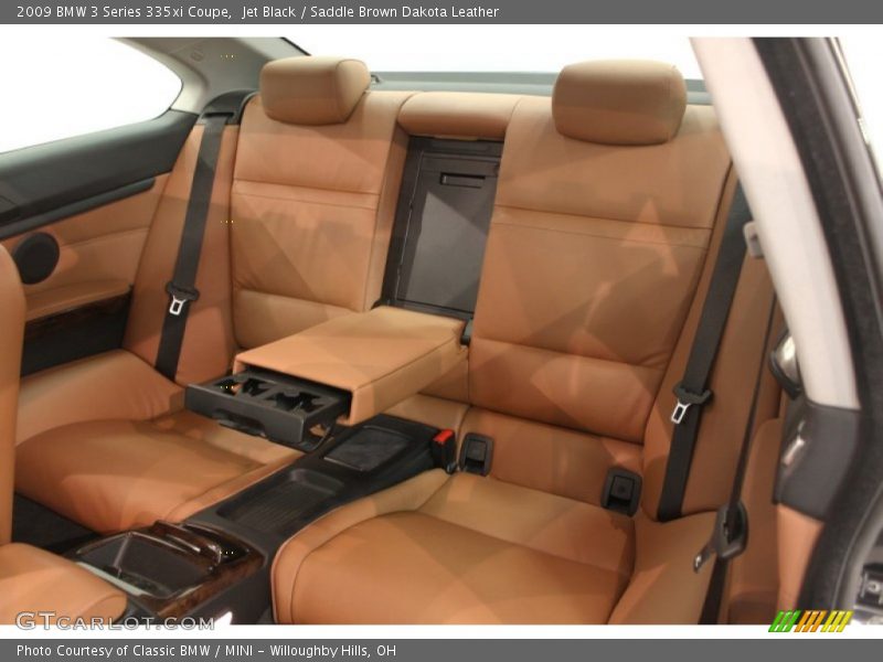 Jet Black / Saddle Brown Dakota Leather 2009 BMW 3 Series 335xi Coupe