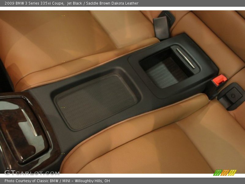 Jet Black / Saddle Brown Dakota Leather 2009 BMW 3 Series 335xi Coupe