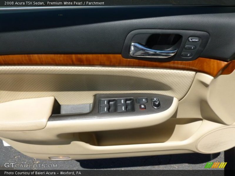 Premium White Pearl / Parchment 2008 Acura TSX Sedan