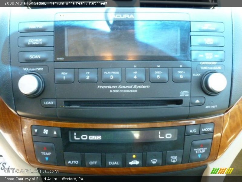 Premium White Pearl / Parchment 2008 Acura TSX Sedan