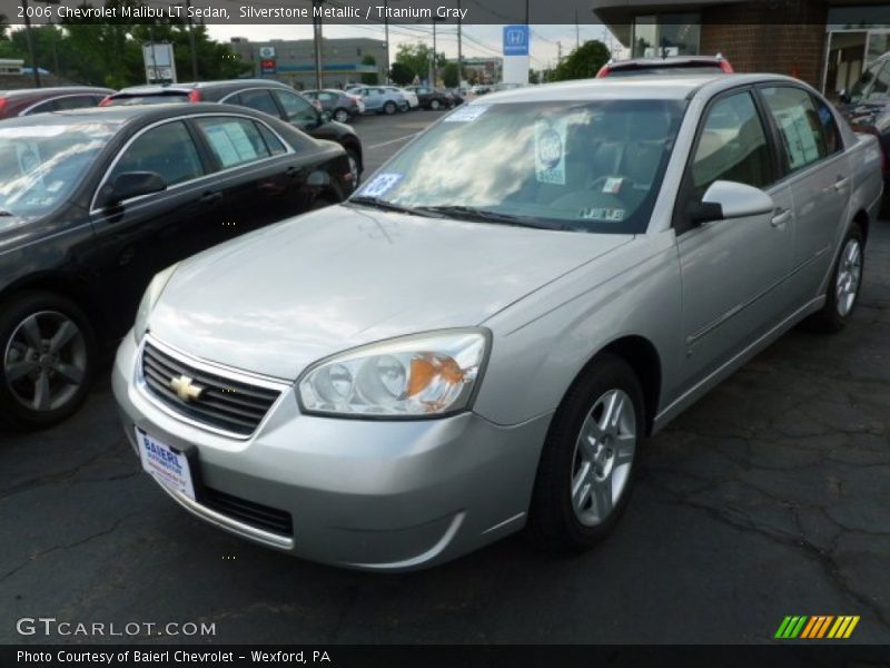 Silverstone Metallic / Titanium Gray 2006 Chevrolet Malibu LT Sedan