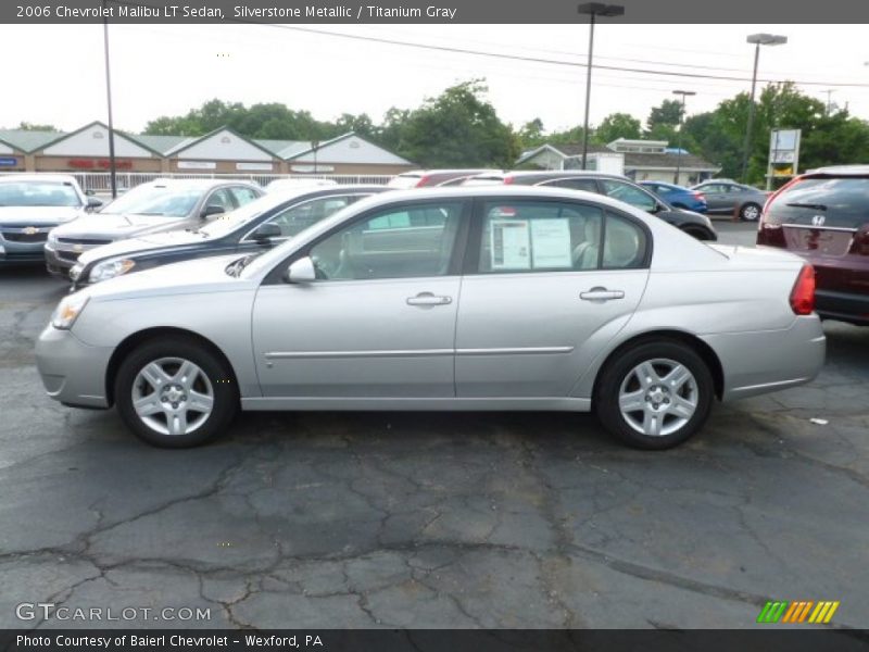 Silverstone Metallic / Titanium Gray 2006 Chevrolet Malibu LT Sedan
