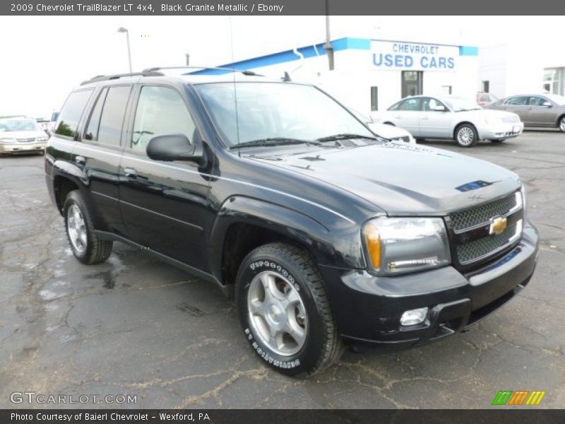 Black Granite Metallic / Ebony 2009 Chevrolet TrailBlazer LT 4x4