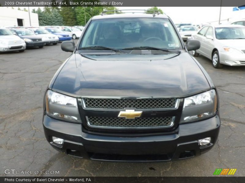 Black Granite Metallic / Ebony 2009 Chevrolet TrailBlazer LT 4x4