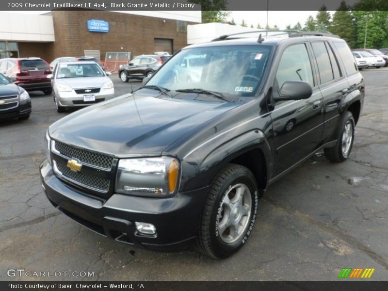 Black Granite Metallic / Ebony 2009 Chevrolet TrailBlazer LT 4x4