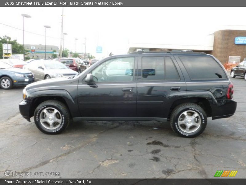 Black Granite Metallic / Ebony 2009 Chevrolet TrailBlazer LT 4x4