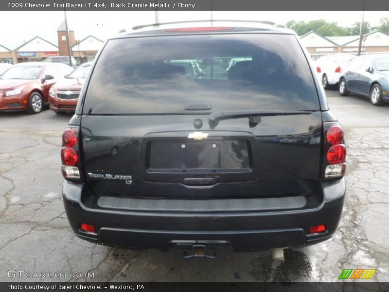 Black Granite Metallic / Ebony 2009 Chevrolet TrailBlazer LT 4x4