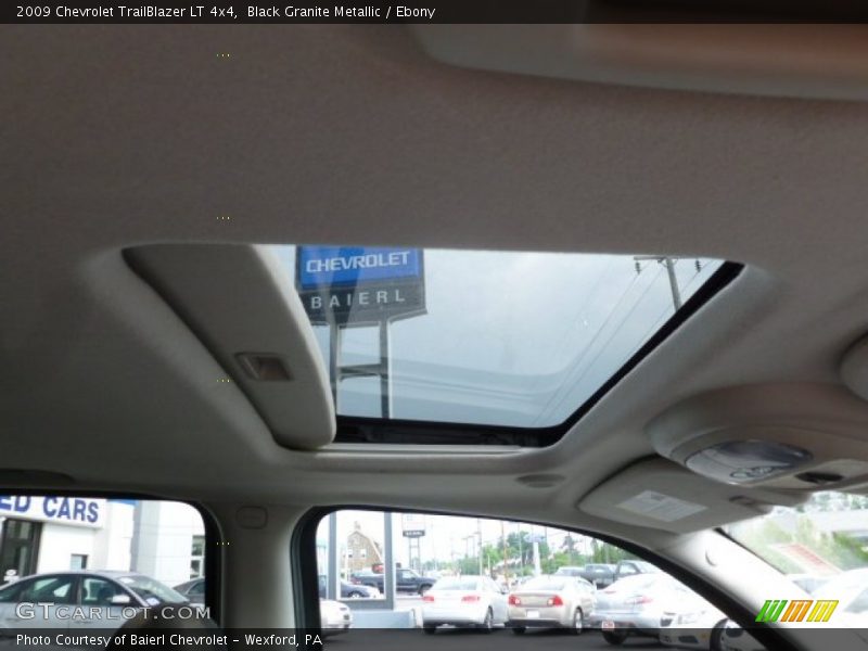 Black Granite Metallic / Ebony 2009 Chevrolet TrailBlazer LT 4x4