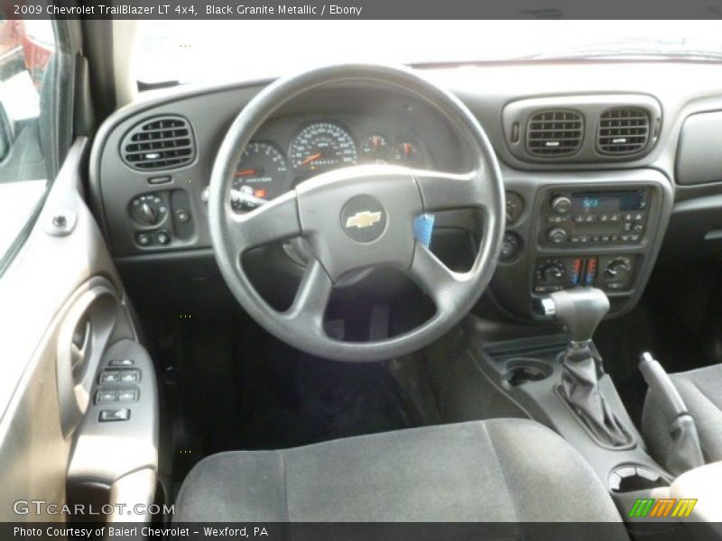 Black Granite Metallic / Ebony 2009 Chevrolet TrailBlazer LT 4x4