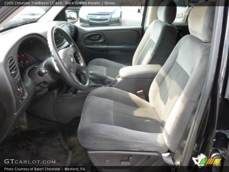 Black Granite Metallic / Ebony 2009 Chevrolet TrailBlazer LT 4x4