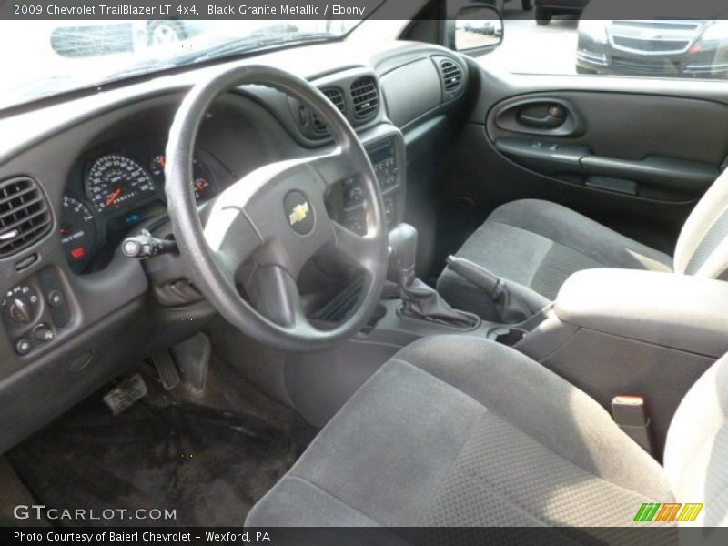 Black Granite Metallic / Ebony 2009 Chevrolet TrailBlazer LT 4x4
