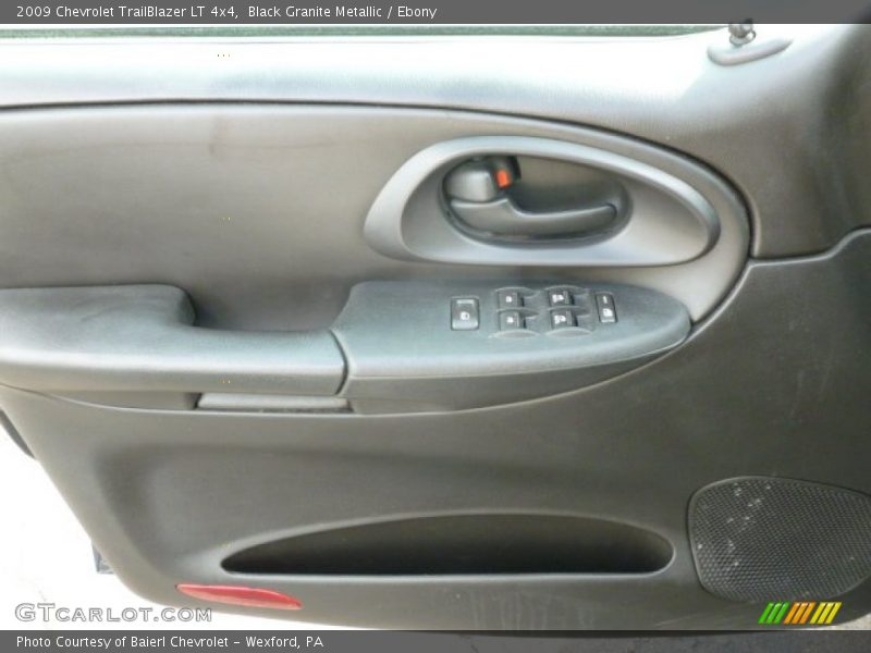 Black Granite Metallic / Ebony 2009 Chevrolet TrailBlazer LT 4x4