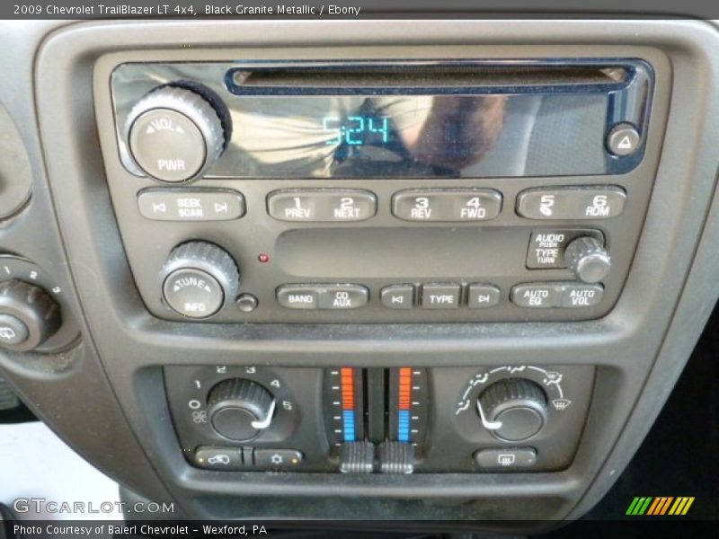 Black Granite Metallic / Ebony 2009 Chevrolet TrailBlazer LT 4x4