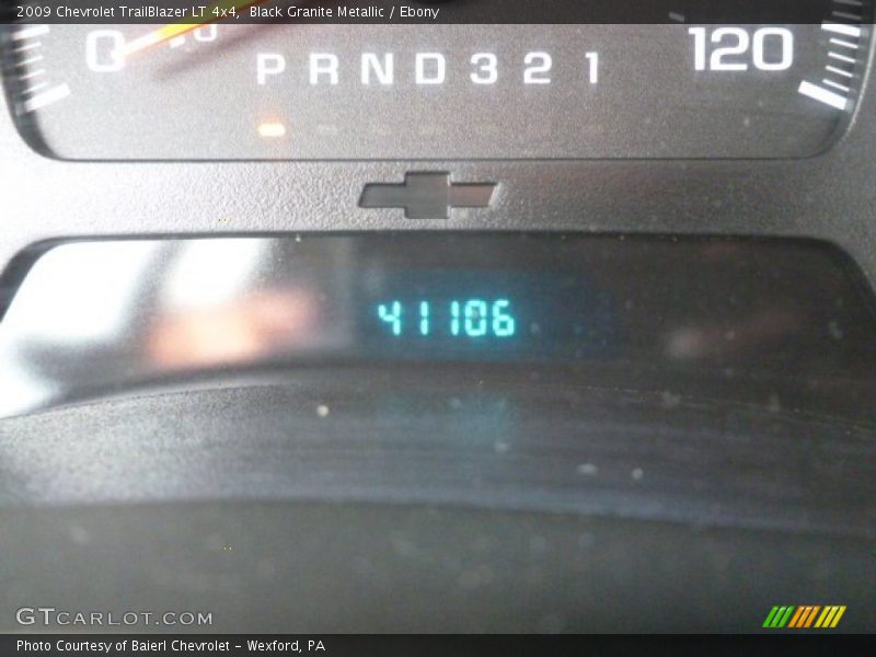 Black Granite Metallic / Ebony 2009 Chevrolet TrailBlazer LT 4x4