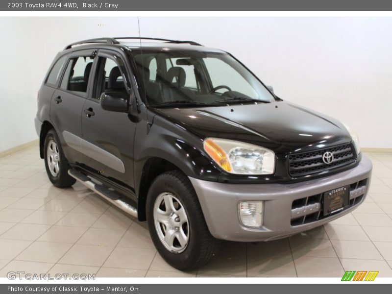 Black / Gray 2003 Toyota RAV4 4WD