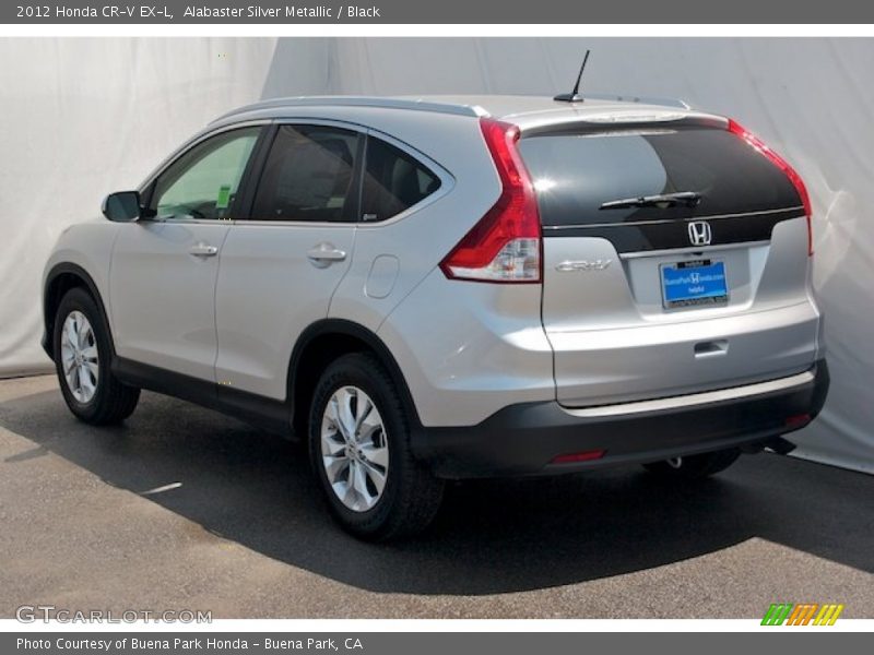 Alabaster Silver Metallic / Black 2012 Honda CR-V EX-L