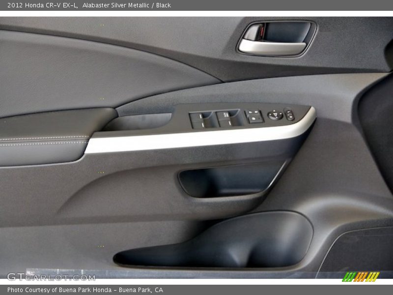 Alabaster Silver Metallic / Black 2012 Honda CR-V EX-L