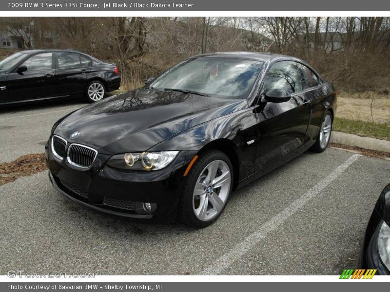 Jet Black / Black Dakota Leather 2009 BMW 3 Series 335i Coupe